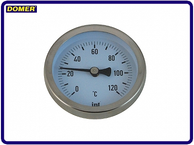 Термометр торцевий круглий з пружиною притискний